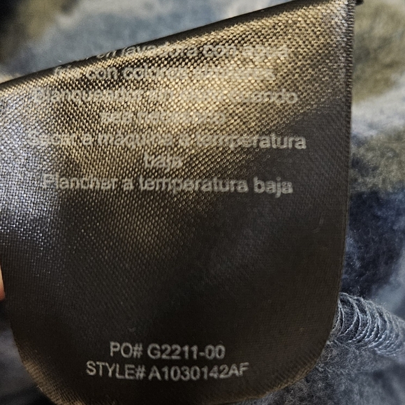 O’Neill Women Pullover Flannel Fleece 1/4 Zip Pockets Sweatshirt - Size Large - Picture 10 of 10